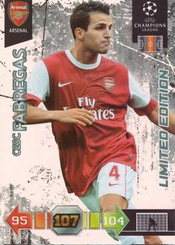 2010-11 Panini Adrenalyn XL UEFA Champions League - Limited Editions #NNO Cesc Fabregas Front