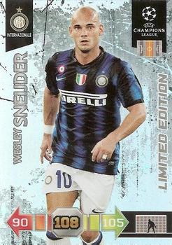 2010-11 Panini Adrenalyn XL UEFA Champions League - Limited Editions #NNO Wesley Sneijder Front