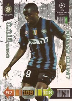 2010-11 Panini Adrenalyn XL UEFA Champions League - Limited Editions #NNO Samuel Eto'o Front