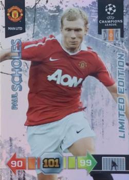 2010-11 Panini Adrenalyn XL UEFA Champions League - Limited Editions #NNO Paul Scholes Front