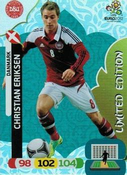2012 Panini Adrenalyn XL Euro - Limited Editions #NNO Christian Eriksen Front