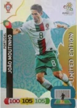 2012 Panini Adrenalyn XL Euro - Limited Editions #NNO Joao Moutinho Front