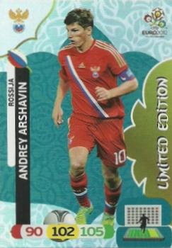 2012 Panini Adrenalyn XL Euro - Limited Editions #NNO Andrey Arshavin Front