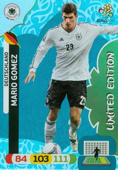 2012 Panini Adrenalyn XL Euro - Limited Editions #NNO Mario Gomez Front