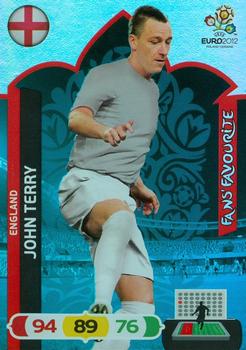 2012 Panini Adrenalyn XL Euro - Fans' Favourites #NNO John Terry Front