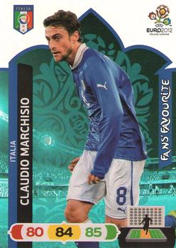 2012 Panini Adrenalyn XL Euro - Fans' Favourites #NNO Claudio Marchisio Front