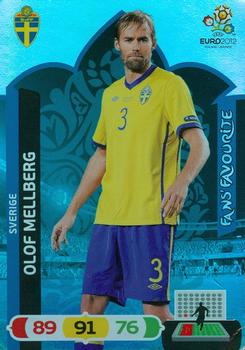 2012 Panini Adrenalyn XL Euro - Fans' Favourites #NNO Olof Mellberg Front