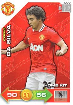 2011-12 Panini Adrenalyn XL Manchester United #9 Fabio da Silva Front