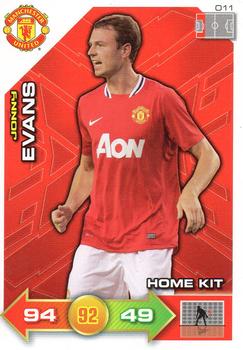 2011-12 Panini Adrenalyn XL Manchester United #11 Jonny Evans Front