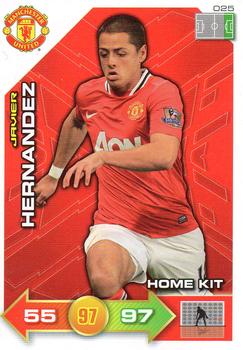 2011-12 Panini Adrenalyn XL Manchester United #25 Javier Hernandez Front