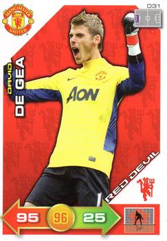 2011-12 Panini Adrenalyn XL Manchester United #31 David de Gea Front
