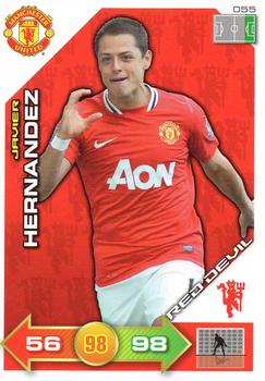 2011-12 Panini Adrenalyn XL Manchester United #55 Javier Hernandez Front
