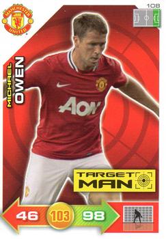 2011-12 Panini Adrenalyn XL Manchester United #108 Michael Owen Front