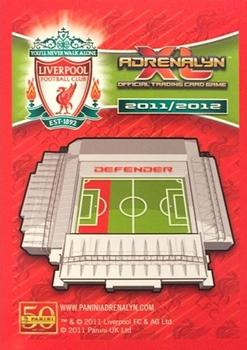 2011-12 Panini Adrenalyn XL Liverpool #5 Glen Johnson Back