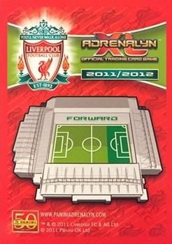 2011-12 Panini Adrenalyn XL Liverpool #25 Andy Carroll Back