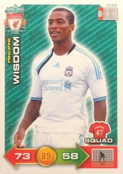 2011-12 Panini Adrenalyn XL Liverpool #42 Andre Wisdom Front