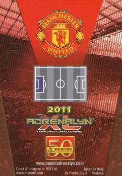 2010-11 Panini Adrenalyn XL Manchester United #1 Edwin Van der Sar Back