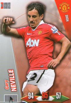 2010-11 Panini Adrenalyn XL Manchester United #3 Gary Neville Front