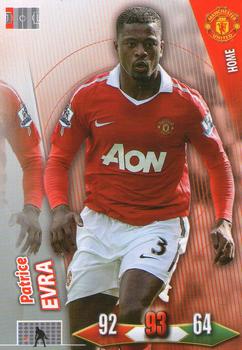 2010-11 Panini Adrenalyn XL Manchester United #4 Patrice Evra Front