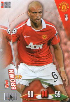 2010-11 Panini Adrenalyn XL Manchester United #6 Wes Brown Front