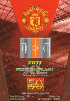 2010-11 Panini Adrenalyn XL Manchester United #20 Paul Scholes Back