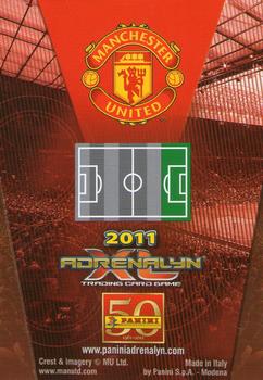 2010-11 Panini Adrenalyn XL Manchester United #28 Javier Hernandez Back