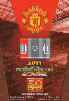 2010-11 Panini Adrenalyn XL Manchester United #43 Corry Evans Back