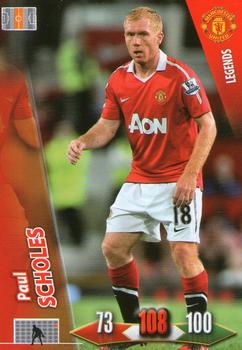 2010-11 Panini Adrenalyn XL Manchester United #72 Paul Scholes Front