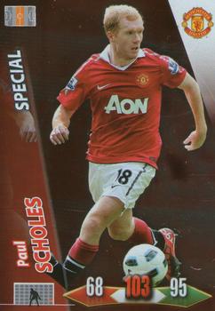 2010-11 Panini Adrenalyn XL Manchester United #100 Paul Scholes Front