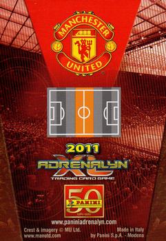 2010-11 Panini Adrenalyn XL Manchester United #123 Cristiano Ronaldo Back