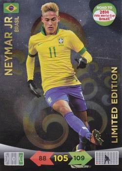 2013 Panini Adrenalyn XL Road to 2014 FIFA World Cup Brazil - Limited Editions #NNO Neymar Jr Front