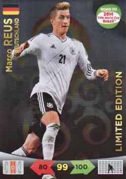 2013 Panini Adrenalyn XL Road to 2014 FIFA World Cup Brazil - Limited Editions #NNO Marco Reus Front