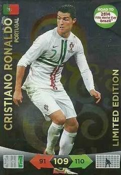 2013 Panini Adrenalyn XL Road to 2014 FIFA World Cup Brazil - Limited Editions #NNO Cristiano Ronaldo Front
