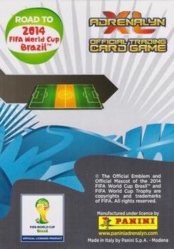 2013 Panini Adrenalyn XL Road to 2014 FIFA World Cup Brazil - Limited Editions #NNO Gokhan Inler Back