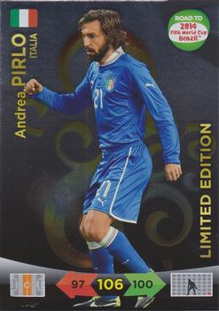 2013 Panini Adrenalyn XL Road to 2014 FIFA World Cup Brazil - Limited Editions #NNO Andrea Pirlo Front