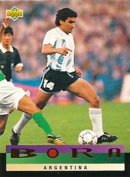 1993 Upper Deck World Cup Preview (English/German) #201 Argentina Front