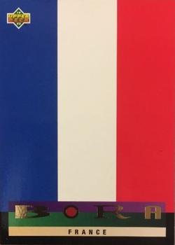 1993 Upper Deck World Cup Preview (English/German) #208 France Front