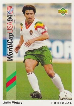 1993 Upper Deck World Cup Preview (English/German) #10 Joao Pinto l Front