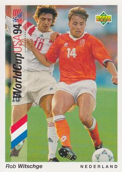 1993 Upper Deck World Cup Preview (English/German) #14 Rob Witschge Front