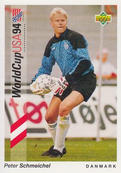 1993 Upper Deck World Cup Preview (English/German) #15 Peter Schmeichel Front