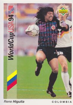 1993 Upper Deck World Cup Preview (English/German) #16 Rene Higuita Front