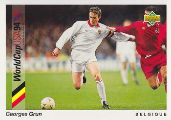 1993 Upper Deck World Cup Preview (English/German) #19 Georges Grun Front