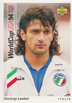 1993 Upper Deck World Cup Preview (English/German) #24 Gianluigi Lentini Front