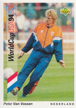1993 Upper Deck World Cup Preview (English/German) #31 Peter Van Vossen Front
