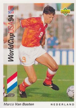 1993 Upper Deck World Cup Preview (English/German) #36 Marco Van Basten Front
