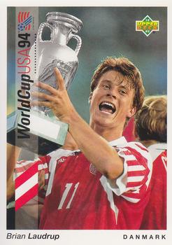 1993 Upper Deck World Cup Preview (English/German) #45 Brian Laudrup Front