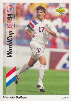 1993 Upper Deck World Cup Preview (English/German) #47 Marcelo Balboa Front