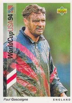 1993 Upper Deck World Cup Preview (English/German) #56 Paul Gascoigne Front