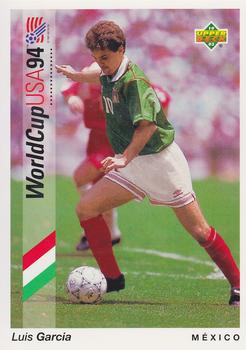 1993 Upper Deck World Cup Preview (English/German) #58 Luis Garcia Front