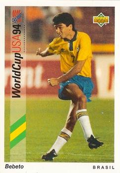 1993 Upper Deck World Cup Preview (English/German) #66 Bebeto Front